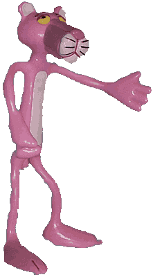 Präsentierender Panter